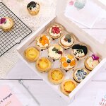 Food Box Factory - Wholesale Window White Marble Kraft Paper Take Away Bake