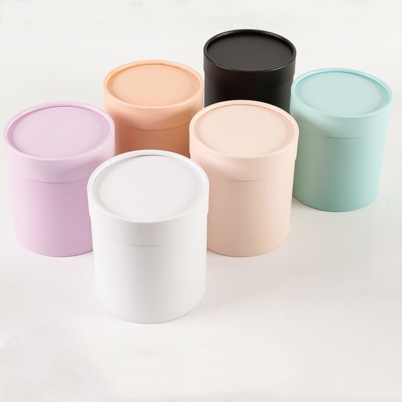 Gift Box Manufacturer - New Arrival Modern Round Purple with Lid