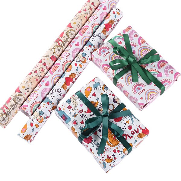 Gift Wrapping Paper Factory - Wholesale New Love Romantic Holiday Printing Creative