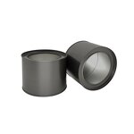 Candle Jar Factory - Wholesale Metal Round White Black Potted Tea Candle Tins