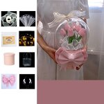 Acrylic Bouquet Box Manufacturer - New DIY Birthday Gift Tulip Holding Bucket