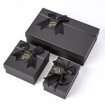 Gift Box Factory - Hot Sale Creative Lid and Base Lipstick Black Empty Large