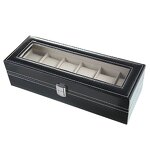Watch Storage Box Factory - Hot Sale Luxury 6 Slot Waterproof Lock Closed