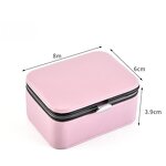 Rings Jewelry Box Manufacturer - Hot Selling Portable Mini Rectangle PU Leather