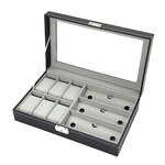 Jewelry Case Manufacturer - Wholesale 6+3 Leather Display Storage for Sunglasses