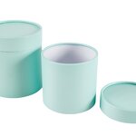 Gift Box Manufacturer - New Arrival Modern Round Purple with Lid