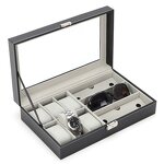 Jewelry Case Manufacturer - Wholesale 6+3 Leather Display Storage for Sunglasses