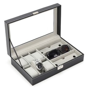 Jewelry Case Manufacturer - Wholesale 6+3 Leather Display Storage for Sunglasses