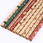 Gift Wrapping Paper Factory - Wholesale Thickened Kraft Paper Elk Christmas