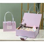 Hand-Held Packaging Box Factory - Large Birthday Exquisite Empty Cardboard with Handle