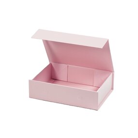 Gift Box Factory - Hot Sale Eco Friendly Flip Top Black Pink Foldable Magnetic