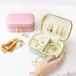 Travel Jewelry Storage Box Manufacturer - 2025 New Mini PU Leather with Zipper
