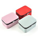 Rings Jewelry Box Manufacturer - Hot Selling Portable Mini Rectangle PU Leather