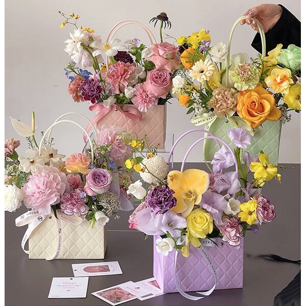 Tote Bag Manufacturer - 2024 New Flower Packaging Valentine's Day Bouquet