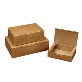 Oil-Proof Kraft Paper Box Manufacturer - Disposable Fried Chicken Salad Takeaway Lunch