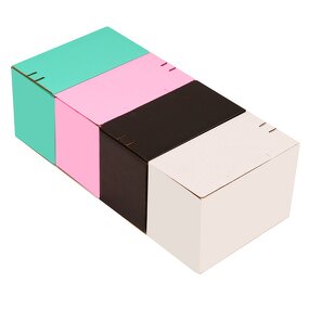 Shipping Box Manufacturer - Hot Sale Zipper Corrugated Pink Blue Adhesive Tear Strip