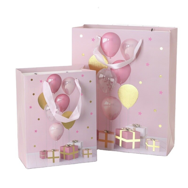 Shopping Bag Factory - New Luxury Party Holiday Birthday White Cardboard