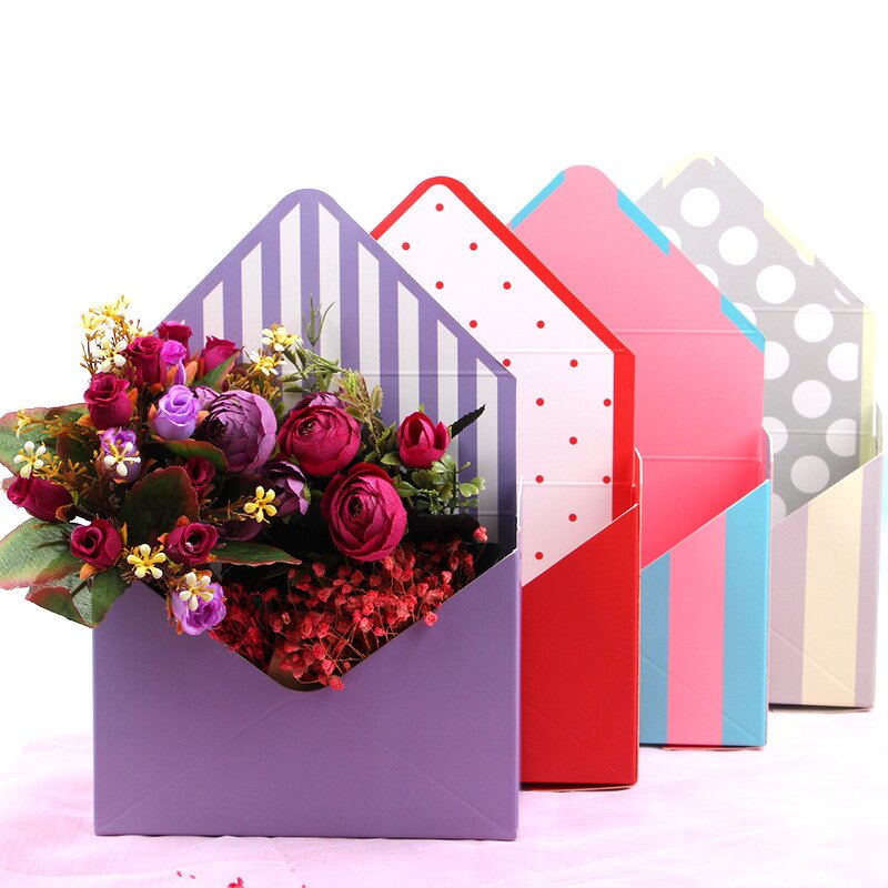 Flower Basket Manufacturer - Trend Folding Gift Packaging Cardboard Envelope
