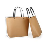 Gift Bag Manufacturer - Wholesale Clothing Handbag Kraft Paper Black White
