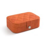 PU Leather Jewelry Case Factory - Portable Luxury New Style Rectangle Travel