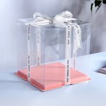 Transparent Gift Box Factory - Classic Cake Basketball Display Silk Scarf