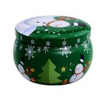 Cute Candle Jar Manufacturer - Tiny Creative Biscuit Christmas Chocolate Candy Tin