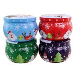 Cute Candle Jar Manufacturer - Tiny Creative Biscuit Christmas Chocolate Candy Tin