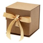 Paper Box Factory - Recommended Cube Square Birthday Wedding Candy White