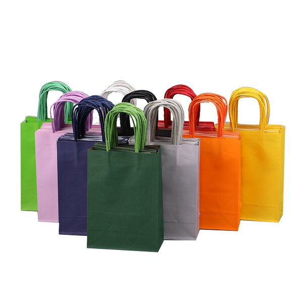 Kraft Paper Bag Factory - Wholesale Takeaway Shopping Bag Large Multiple Color Tote