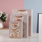 Custom Logo Paper Bags Manufacturer - Cheap Cute Floral High Quality Gift Bags