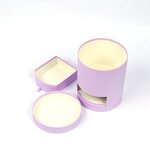 Flower Bucket Factory - Wholesale Double-Layer Cardboard Pink Green Round