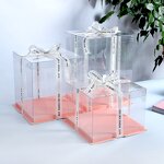 Transparent Gift Box Factory - Classic Cake Basketball Display Silk Scarf