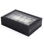 Watch Jewelry Box Manufacturer - Hot Sale 8+2 Slot Multifunctional PU Leather