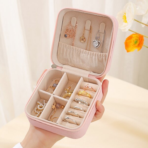 Travel Jewelry Box Manufacturer - 2025 New Portable PU Leather Organizer