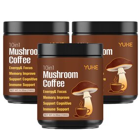 10 in 1 Mushroom Coffee Factory - OEM Lions Mane Reishi Chaga Cordyceps Blend