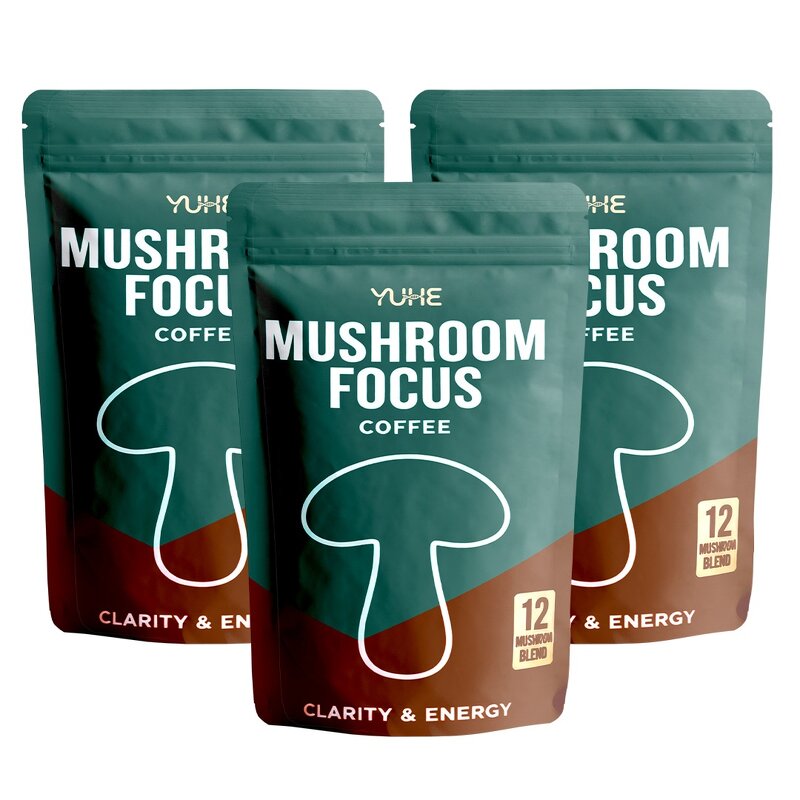 Instant Mushroom Coffee Factory - Private Label Lions Mane Reishi Chaga Focus