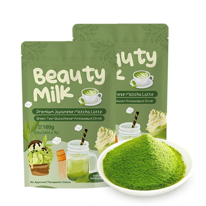 Skin Whitening Collagen Powder Manufacturer - Free Samples Matcha Beauty Milk