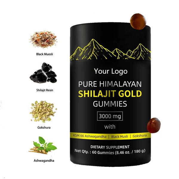 Sugar Free Shilajit Gummies Factory - Oem Private Label 3000mg Gold with Manuka