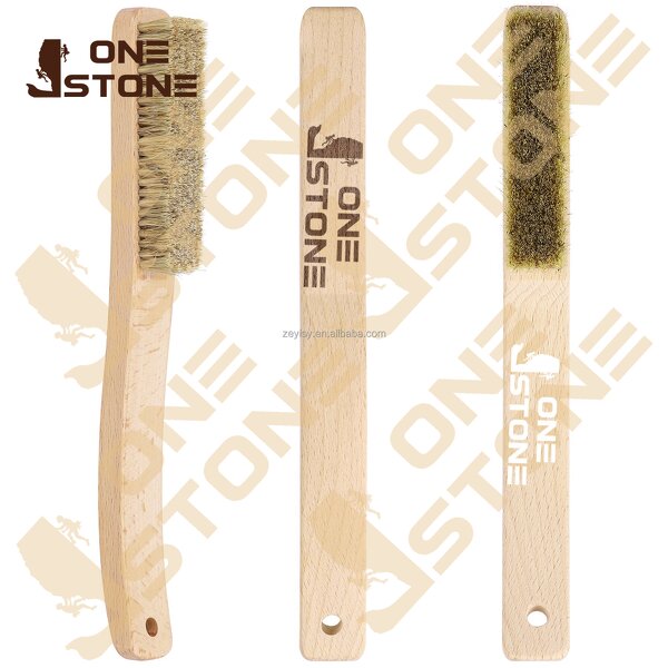 Wooden Rock Climbing Brush Factory - Features Boulder Boars Hair Chalk
