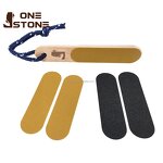 Wooden Hand Finger File Supplier - Double Sided for Climbers Camping