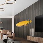 Wood Surfboard Wall Rack Supplier - Custom Indoor Beech Long Short