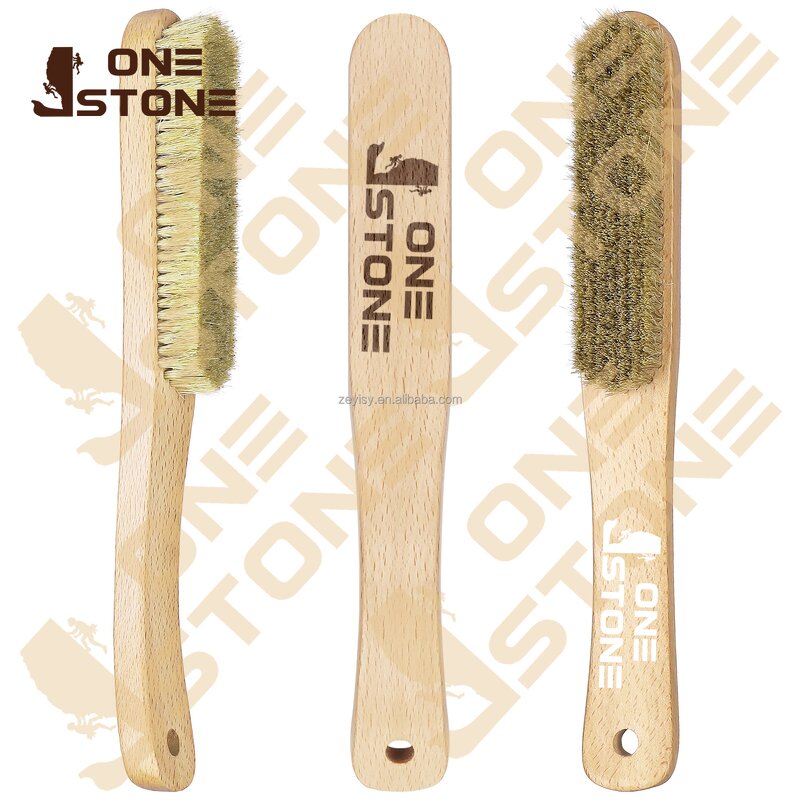 Rock Climbing Wooden Brush Factory - Boar Hair Boulder Cleaning Brush