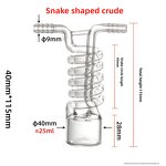 Serpentine Condenser Factory - Glass Vacuum Trap Refrigeration