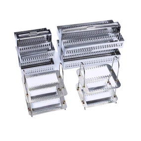 Stainless Steel Staining Rack Factory - Microscope Slide Holder