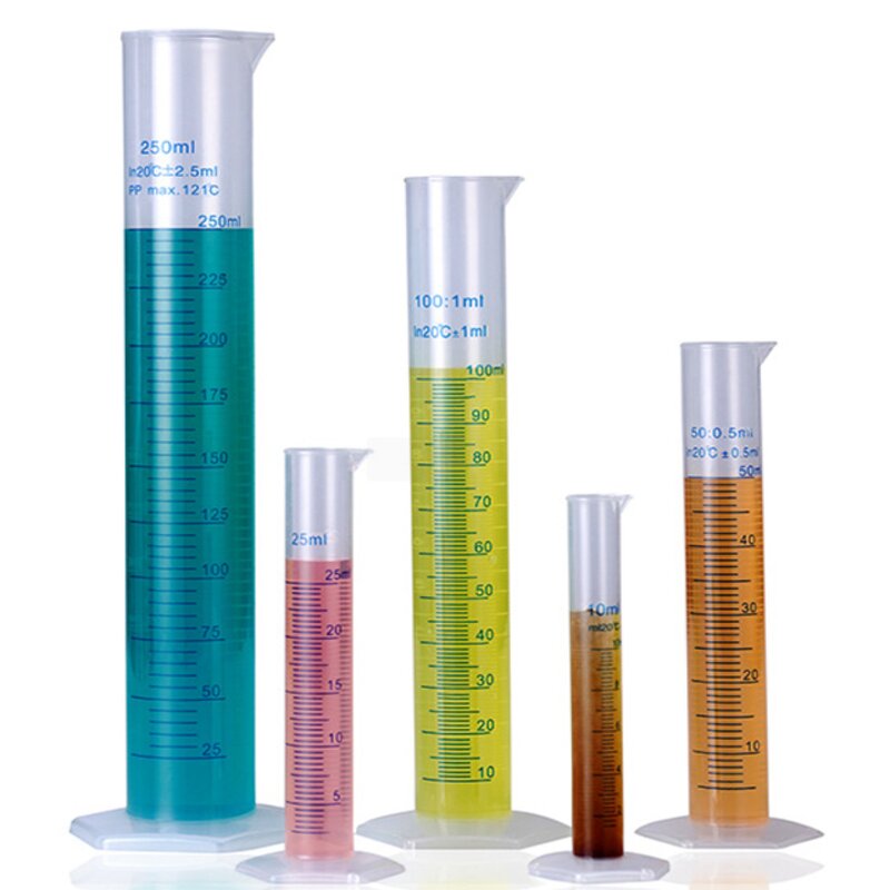 PP Measuring Cylinder Supplier - Blue Line 10-1000ml Range
