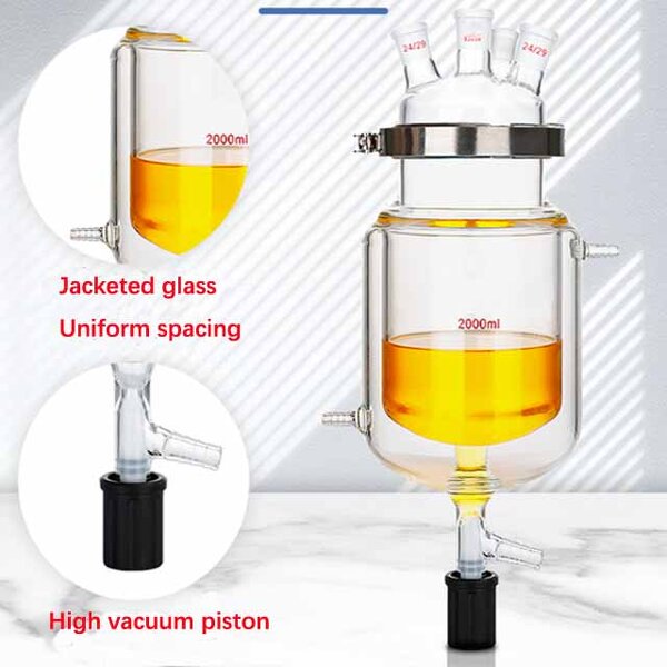 Jacketed Reactor Factory - Four Port Split Type Open