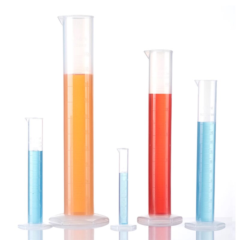 PP Measuring Cylinder Factory - White Scale 10-1000ml Capacity