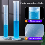 PP Measuring Cylinder Factory - White Scale 10-1000ml Capacity