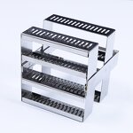 Stainless Steel Staining Rack Factory - Microscope Slide Holder