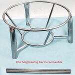 Dispenser Funnel Rack Factory - Removable Stainless Steel 2-10L
